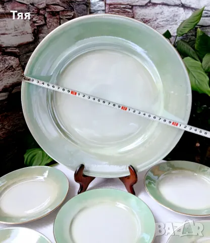 Седефен сервиз за торта на Китка , снимка 3 - Сервизи - 50434912