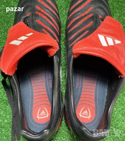 ADIDAS 039516 Predator Pulsion Euro 2004 Стоножки Кожени Обувки Кожа Футбол 42.5-43 27см, снимка 3 - Футбол - 49628374