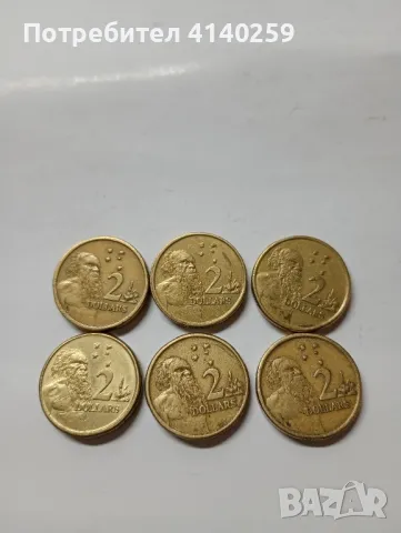 Австралия монети 2 долара 