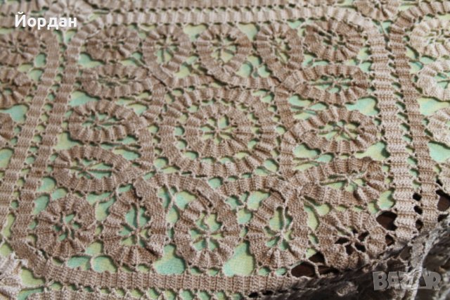 Покривка за маса или легло, снимка 4 - Антикварни и старинни предмети - 41123833