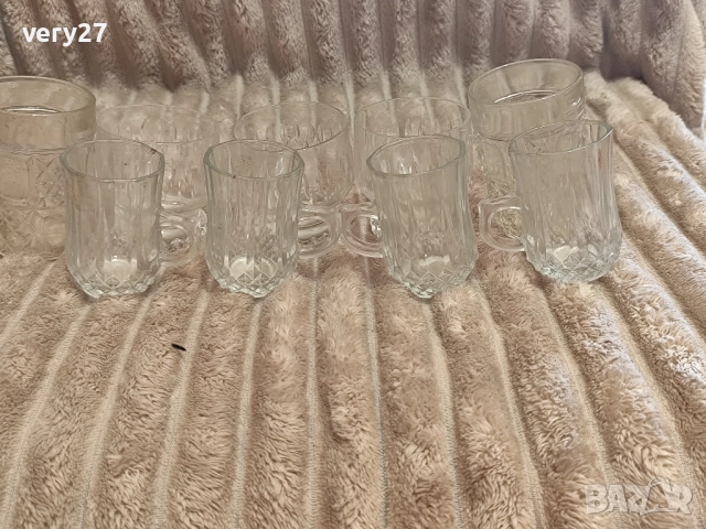 Стъклени чаши и панички, снимка 3 - Други стоки за дома - 40585964