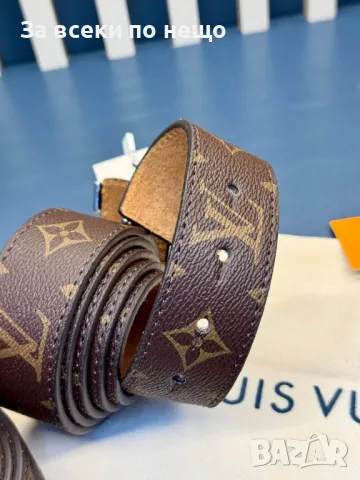 Louis Vuitton Колан Естествена Кожа Луис Витон Код D2074, снимка 8 - Колани - 49405553