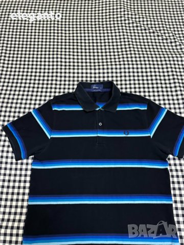 Оригинална Fred Perry casual polo тениска размер М, снимка 2 - Тениски - 44421537