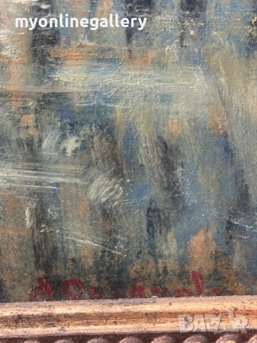 Любен Доганов масло Цветя, снимка 3 - Картини - 52824372