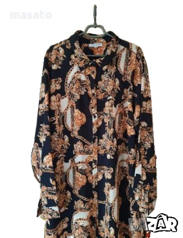 ZHENZI - шарена рокля риза, снимка 5 - Рокли - 34326551