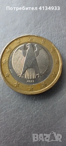 1 евро от 2002 г. Германия