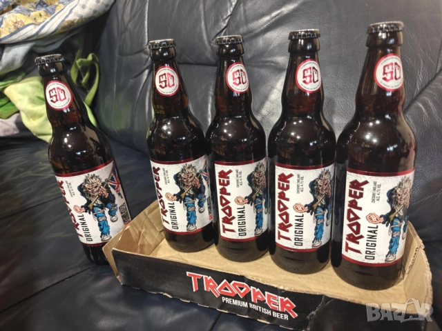 Iron Maiden The Trooper 50th Anniversary Beer Bottles , снимка 6 - Китари - 52097466