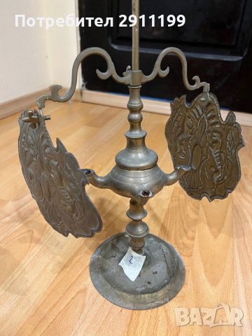 Стара маслена лампа, снимка 6 - Антикварни и старинни предмети - 41242834