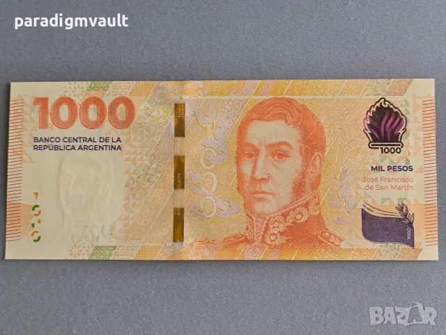 Банкнота - Аржентина - 1000 песо UNC | 2023г.