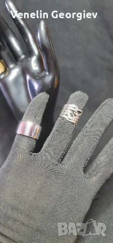 Дамски сребърни пръстени проба 925. Размер: 54-53, снимка 4 - Пръстени - 49829813