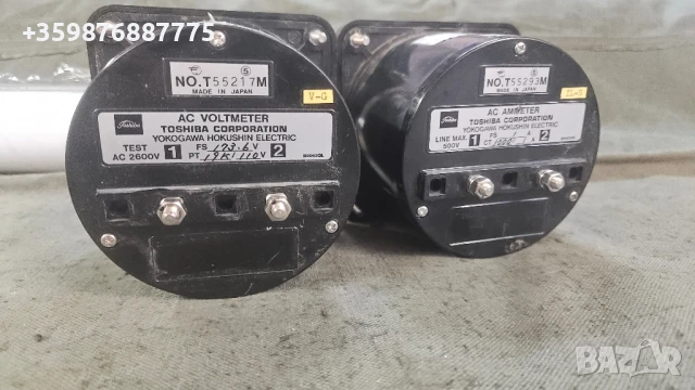 Тошиба Уреди Волтметър Ампермер амперметър Трансформатор  , снимка 6 - Резервни части за машини - 50635540