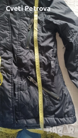 Уникално дамско(тинейджърско) топло ,зимно,оригинално черно яке за момиче (жена), снимка 5 - Якета - 51791259