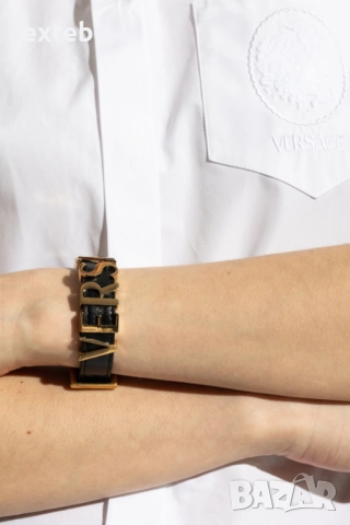 VERSACE нова оригинална дамска кожена гривна, снимка 4 - Гривни - 52182442