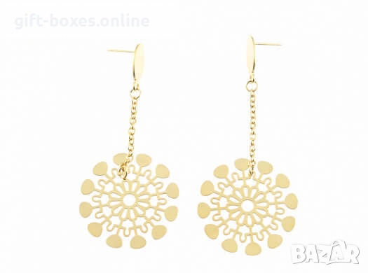 Елегантни обеци от стомана