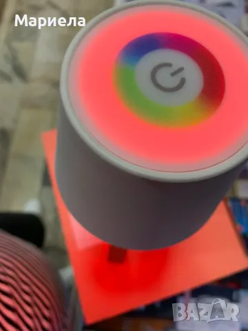 Акумулаторна Безжична Настолна Лампа / 10 цвята, снимка 12 - Лед осветление - 47350080