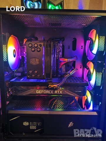 Геймърски i5 14400f, RTX 3070 8GB, RAM 32GB DDR4, SSD 512GB NVME