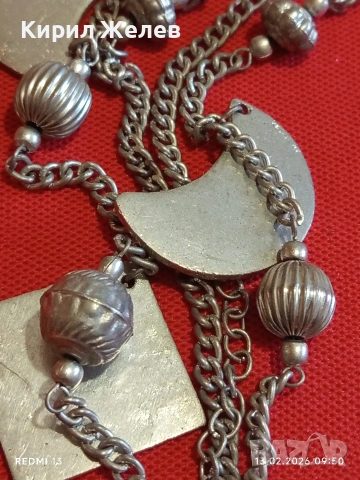 Дамско колие геометричен дизайн Бохо стил подходящ като акцентен аксесоар 51891, снимка 7 - Колиета, медальони, синджири - 53462461