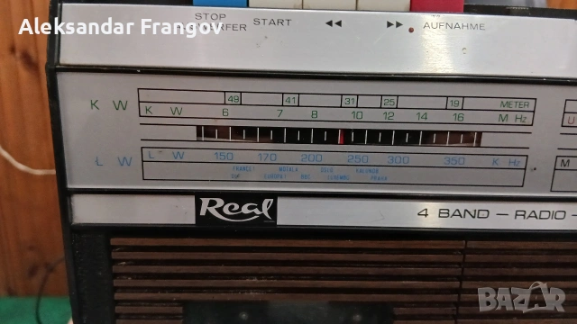 REAL , радиокасетофон , снимка 4 - Радиокасетофони, транзистори - 53476779