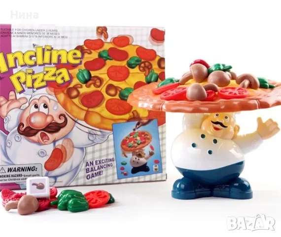 "Задръж пицата цяла" - Баланс игра с готвач и пица 🍕, снимка 4 - Образователни игри - 48163904