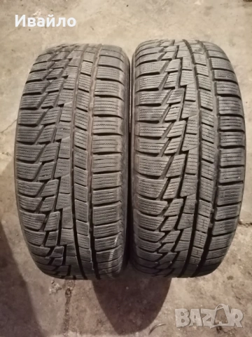 Продавам 2 броя зимни гуми 205.55.16 на 1 сезон дот 2021 Nordman 