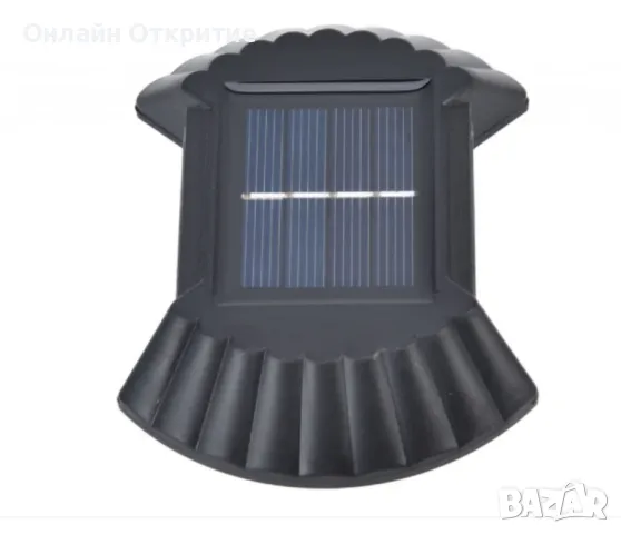 Комплект от 4 външни соларни лампи с LED, Прахоустойчиви, снимка 2 - Соларни лампи - 47623430