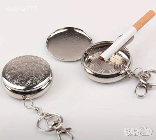 Пепелник за път/ мобилен неръждаема стомана с ключодържател, снимка 8 - Други - 50868753