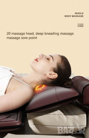 Масажен матрак с вибрационно отопление и масаж на краката, снимка 6 - Масажори - 52591301