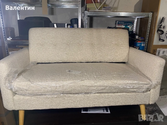 Двуместен диван HOMCOM, снимка 9 - Дивани и мека мебел - 53286166