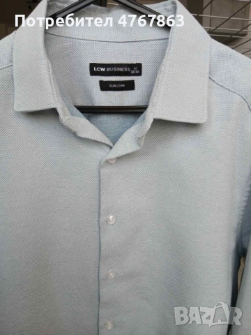 Мъжки ризи; Р-р: L; Много добро състояние, снимка 5 - Ризи - 53863624