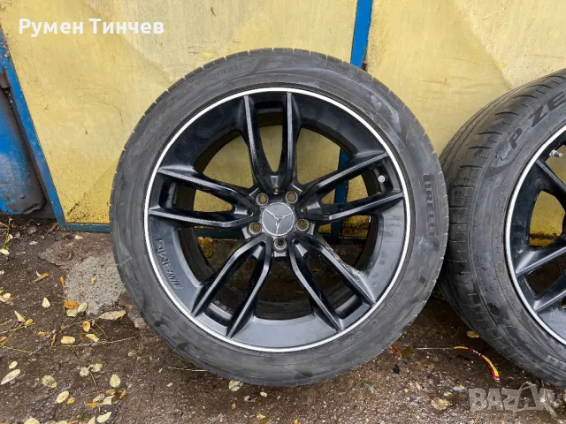 Джанти с гуми от Мерцедес GT 19ки, снимка 2 - Гуми и джанти - 48290120