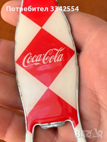 ОТВАРАЧКА СТАРА ЕМАЙЛИРАНА КОКА КОЛА COCA COLA, снимка 3 - Други ценни предмети - 50914476