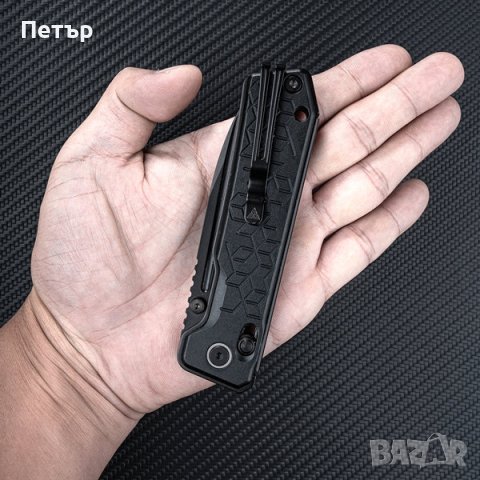SRM Rubik 7228B-AB (Mono-chassis liner, 14C28N, Aluminum handle, ambi-clip) , снимка 2 - Ножове - 44475439