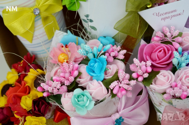 Вечни мини букети - НАЛИЧНИ!, снимка 7 - Декорация за дома - 52648389