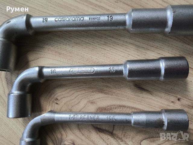 Г-образни ключове с проходен отвор за шпилка, снимка 4 - Други инструменти - 51463207