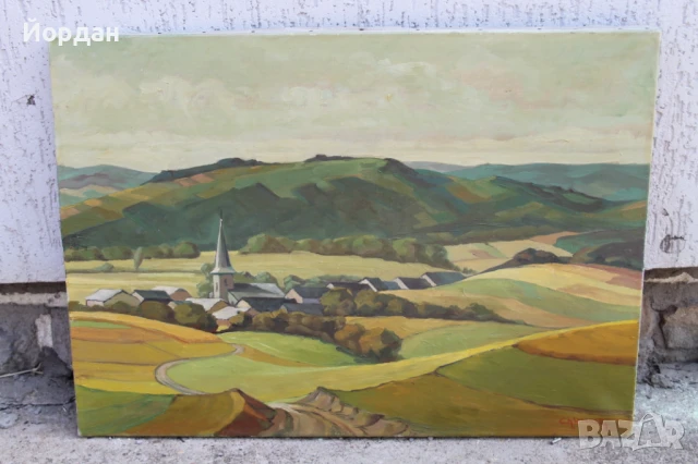 Картина масло върху платно