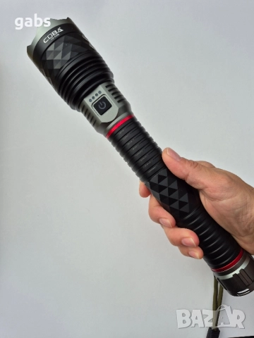 Супер мощен LED фенер COBA CB-G686,3000m, снимка 8 - Къмпинг осветление - 52478661