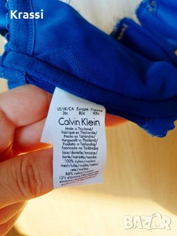 Син сутиен Calvin Klein  80 C, снимка 6 - Бельо - 53133672