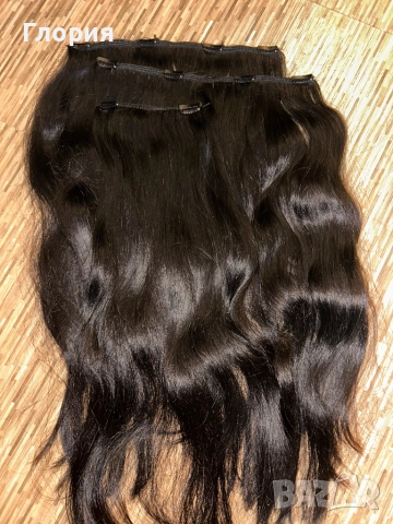 Индийска коса на клипси