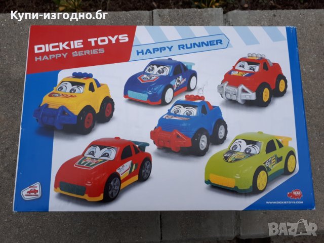 Детска играчка за 1-3 год - Dickey Toys Happy Runner, снимка 4 - Коли, камиони, мотори, писти - 36017779