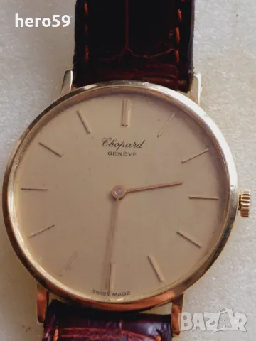 Chopard Classic watch 18k-златен механичен  часовник Шопард 18к. злато, снимка 1