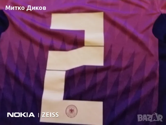 Германия 2023-2024г.мачова тениска Heat.RDY маркова на Адидас IP8159 №2 Рюдигер размер М, снимка 8 - Футбол - 48042691