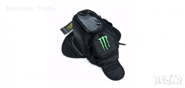 Раница за мотор, Магнитна раница за резервоар, 5л, Черна