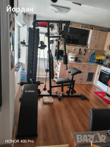 Продавам нов гладиатор  ORION Комбиниран уред CLASSIC L2,  едновремено тренират 3 човека., снимка 7 - Фитнес уреди - 53659441