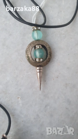 Посребрени гердани 3 броя, снимка 4 - Колиета, медальони, синджири - 53639932