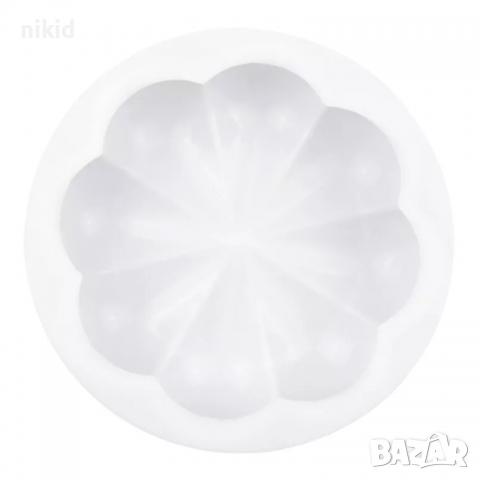 3D цвете 8 парчета силиконов молд форма за кекс десерт сладкиш мус, снимка 4 - Форми - 36233129