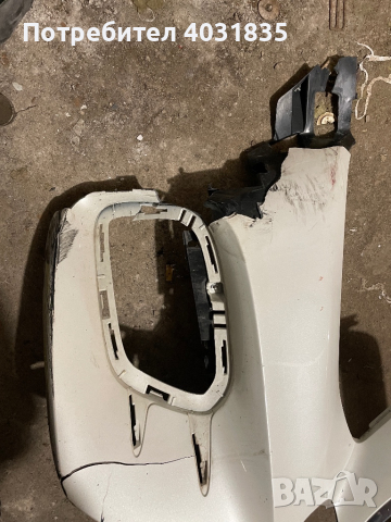 Mercedes W213 2019 предна броня AMG счупена, снимка 3 - Части - 44784856