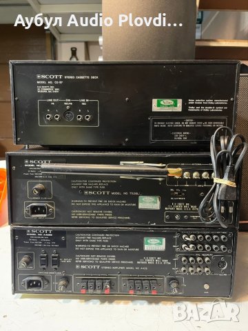 Scott A-426 Усилвател  Scott T-526L Радио Skott CD-67 Касетефон  Сет Rack system , снимка 9 - Ресийвъри, усилватели, смесителни пултове - 44461372
