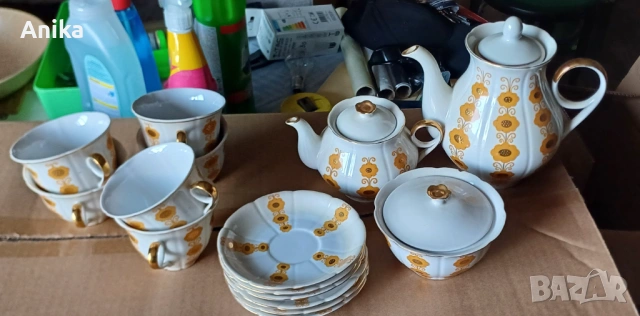 Сервиз за кафе 15 части, снимка 7 - Сервизи - 53775030