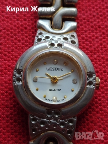 Модерен дамски часовник WESTAIR QUARTZ с кристали - 23472, снимка 1 - Дамски - 36111473