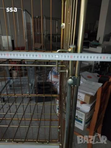 Транспортна складова количка поцинкована, снимка 4 - Друго търговско оборудване - 52653656